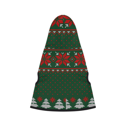 Green Ugly Sweater Hoodie for Pets