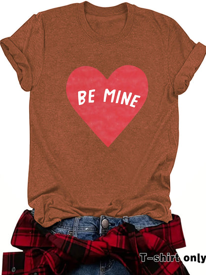 BE MINE Printed Short Sleeve