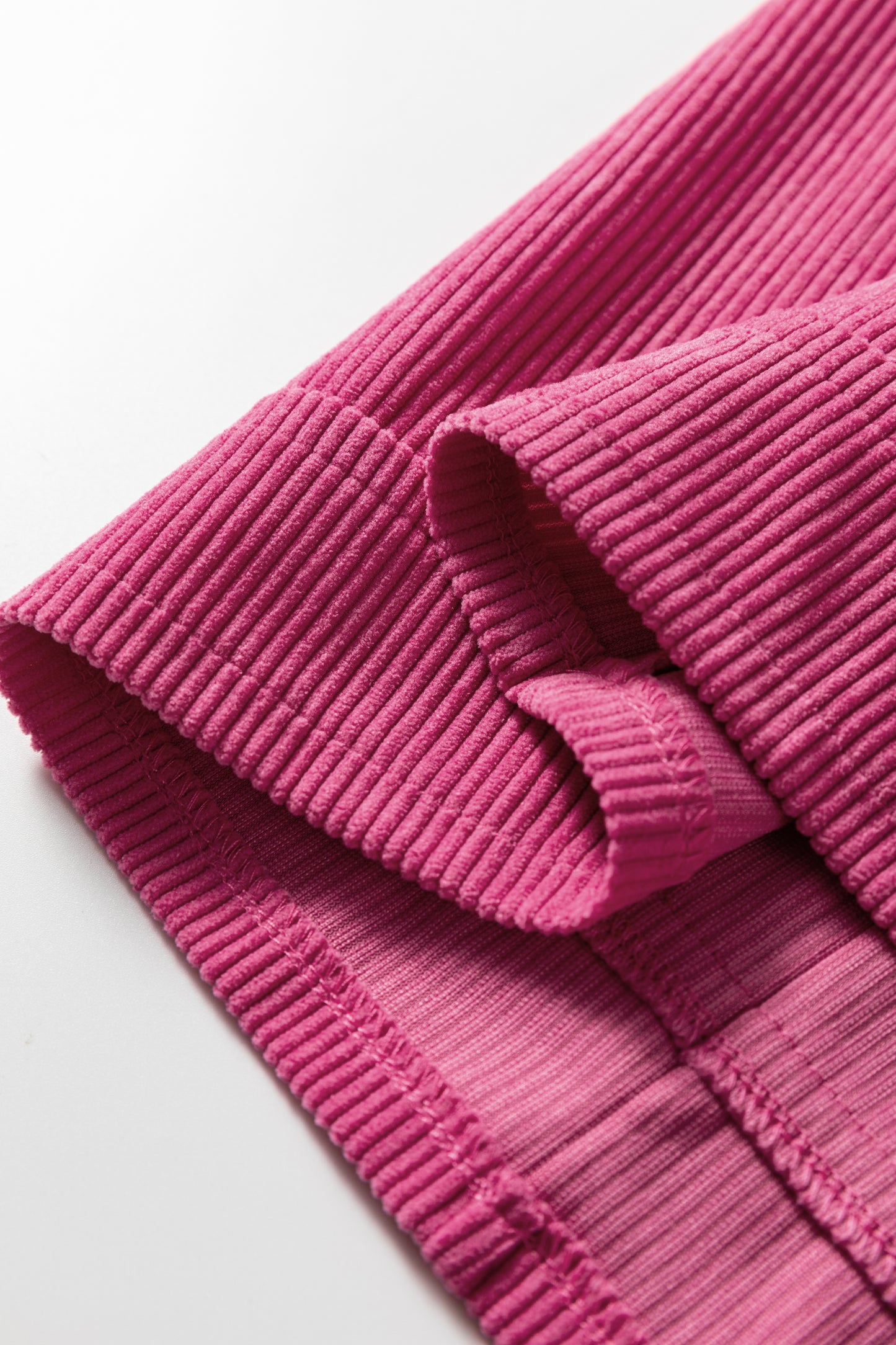 Black Corduroy Sleeveless Mini Dress With Patched Pockets