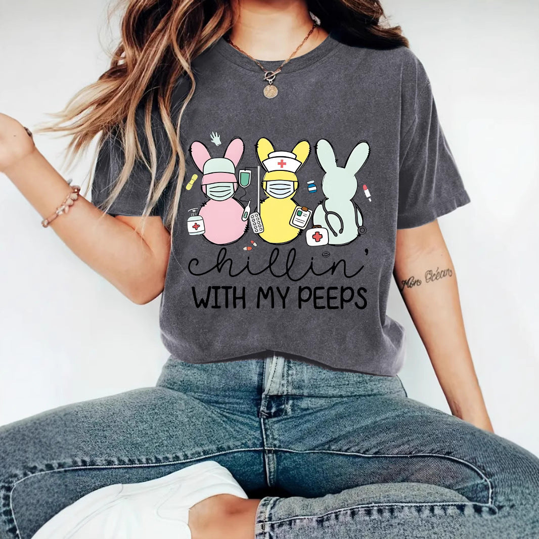 Easter "Chillin' With My Peeps" T-shirt