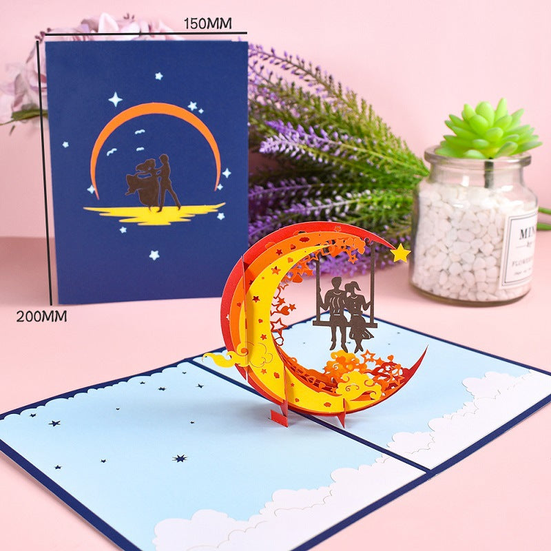 3D Love Greeting Card Love Letter Valentine's Day