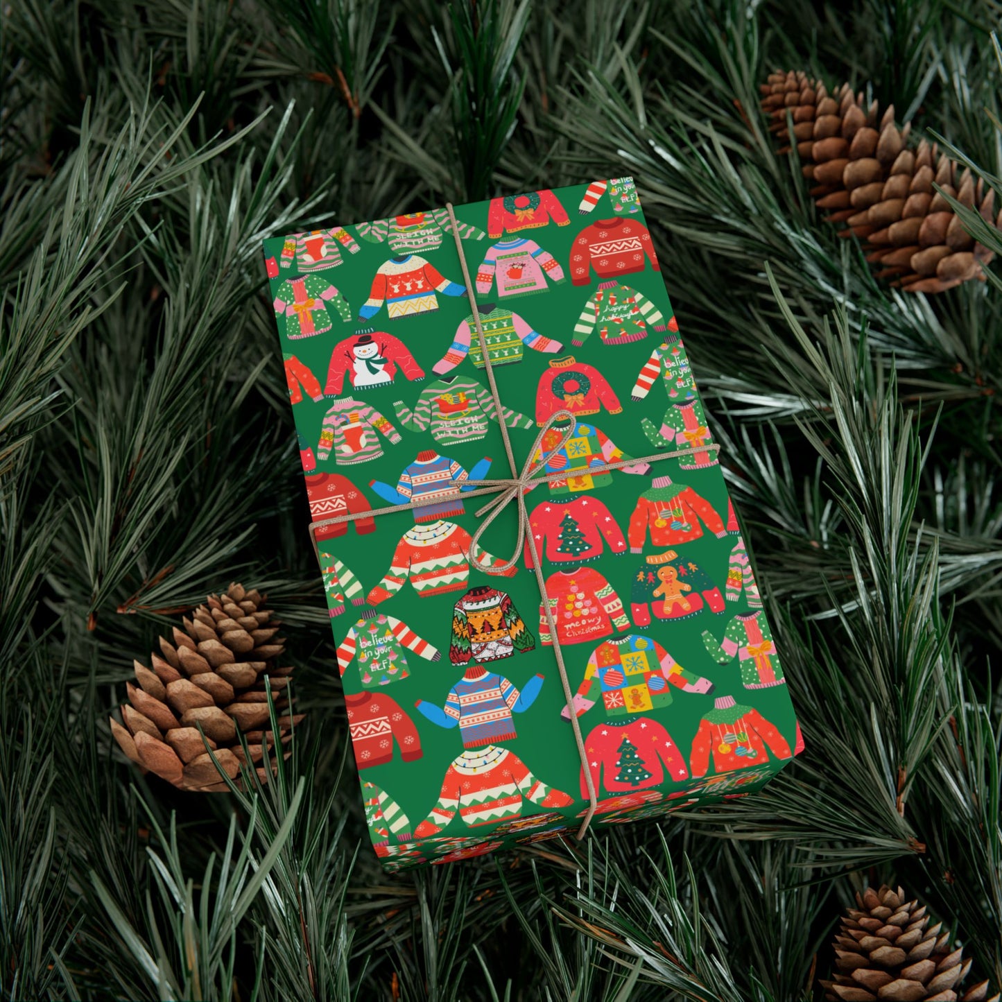 Ugly Sweater Holiday Gift Wrap