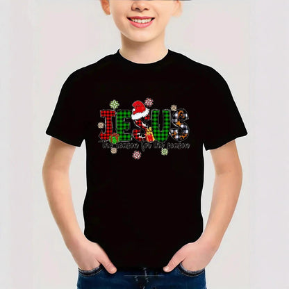 Cotton Christmas Children's Short Sleeve T-Shirt