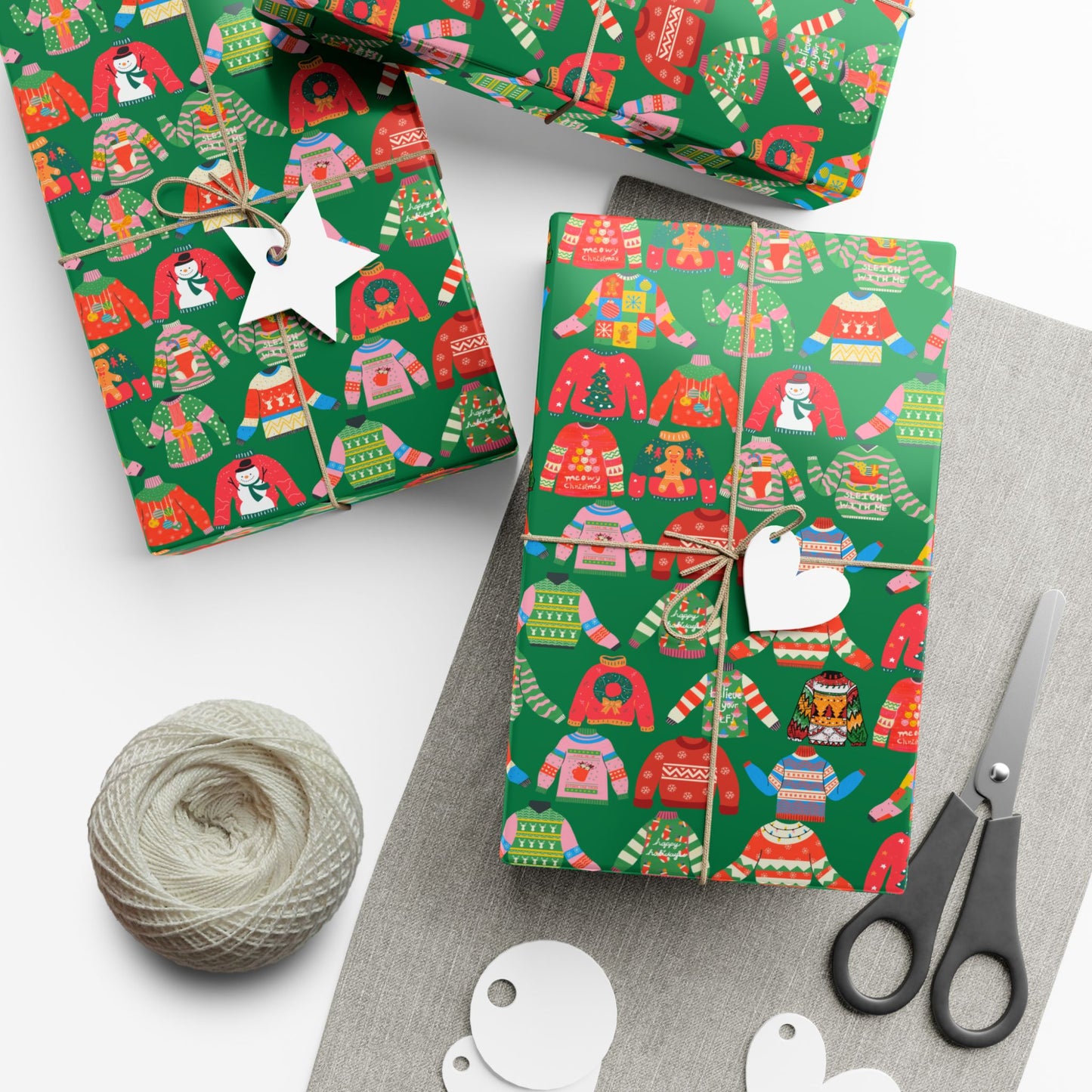 Ugly Sweater Holiday Gift Wrap
