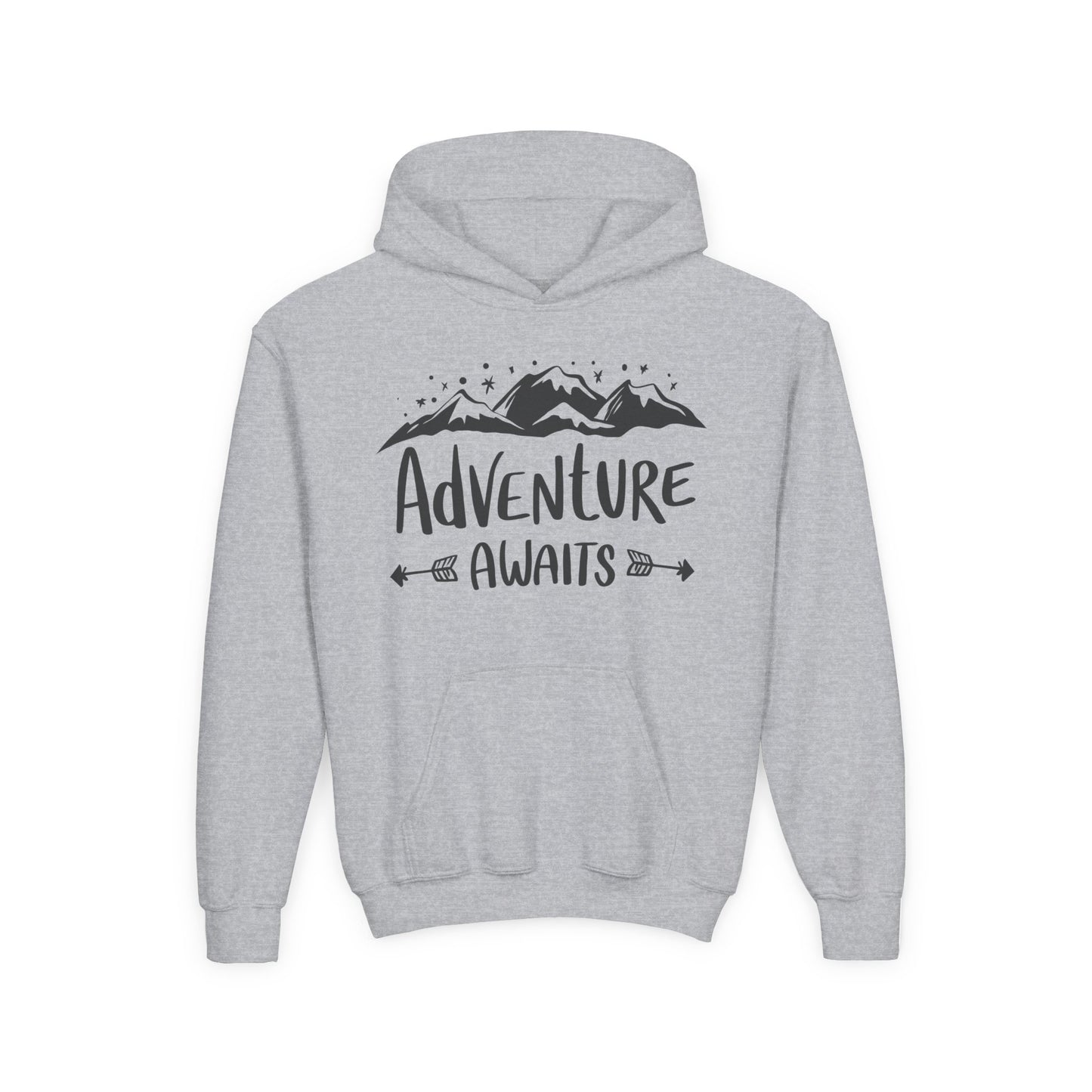 Adventure Awaits Youth Hooded Sweatshirt