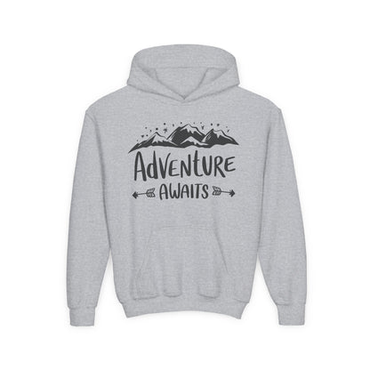 Adventure Awaits Youth Hooded Sweatshirt