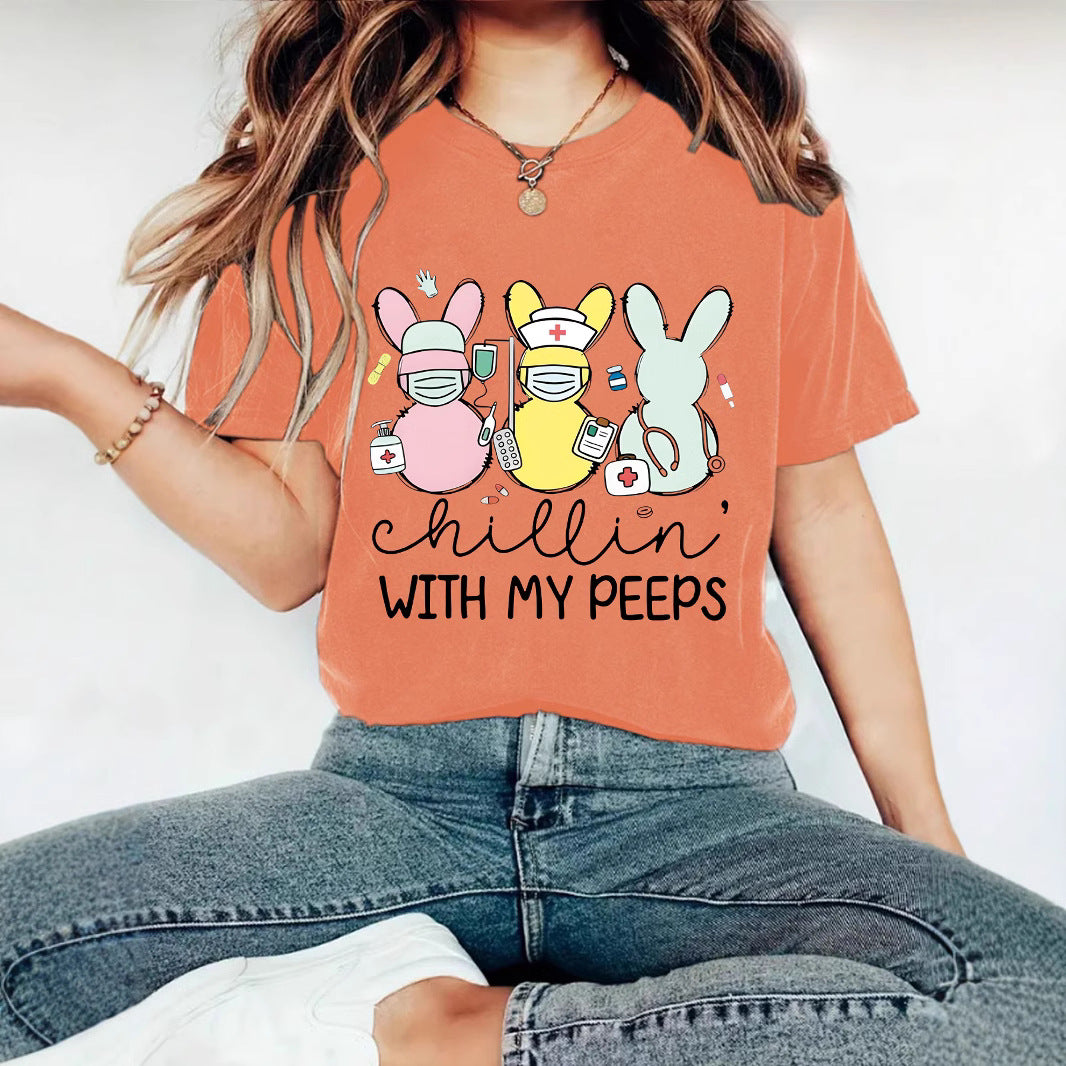 Easter "Chillin' With My Peeps" T-shirt