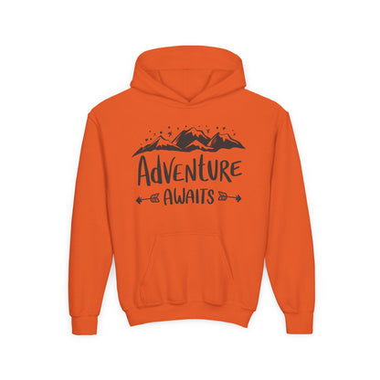 Adventure Awaits Youth Hooded Sweatshirt