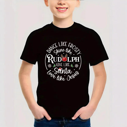 Cotton Christmas Children's Short Sleeve T-Shirt