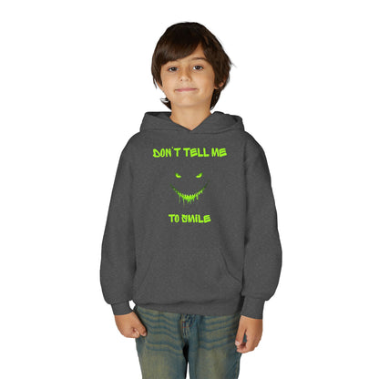 Don't Tell Me to Smile Youth Hoodie