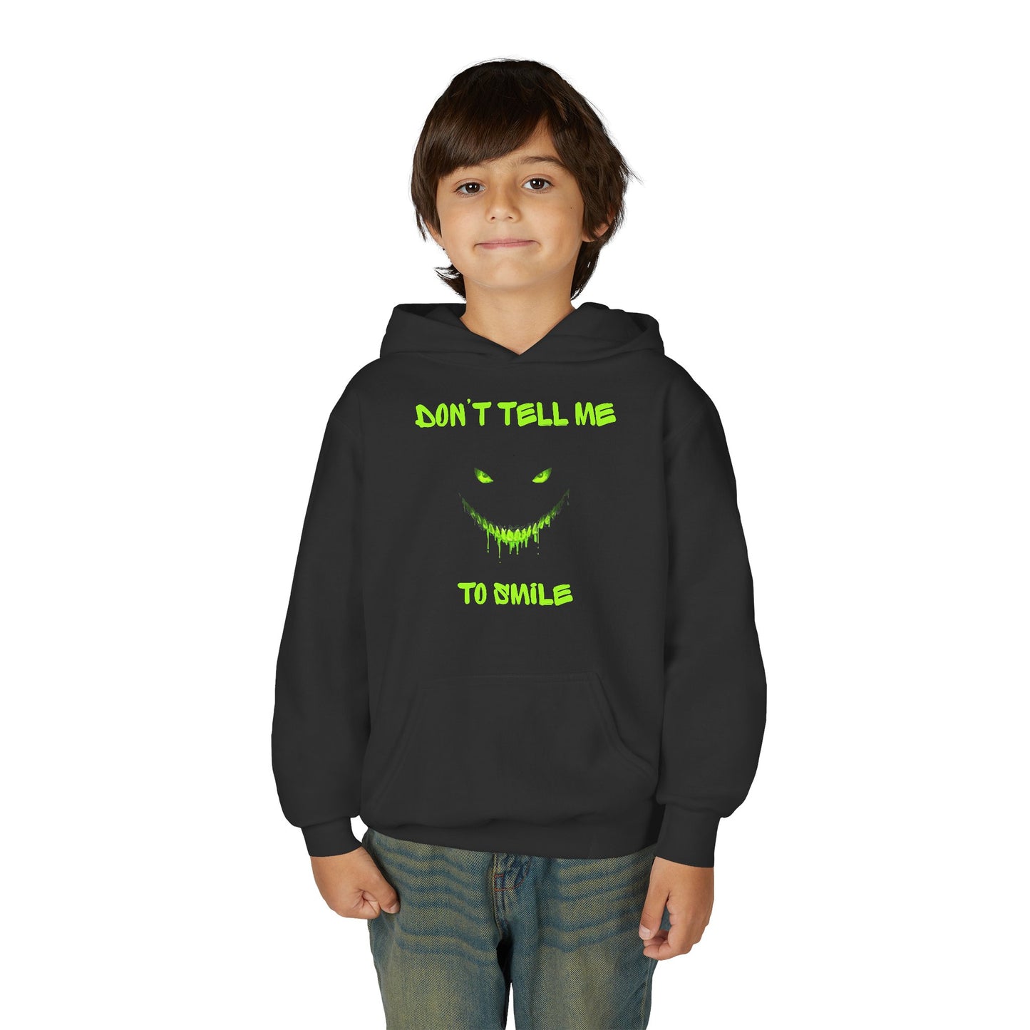 Don't Tell Me to Smile Youth Hoodie