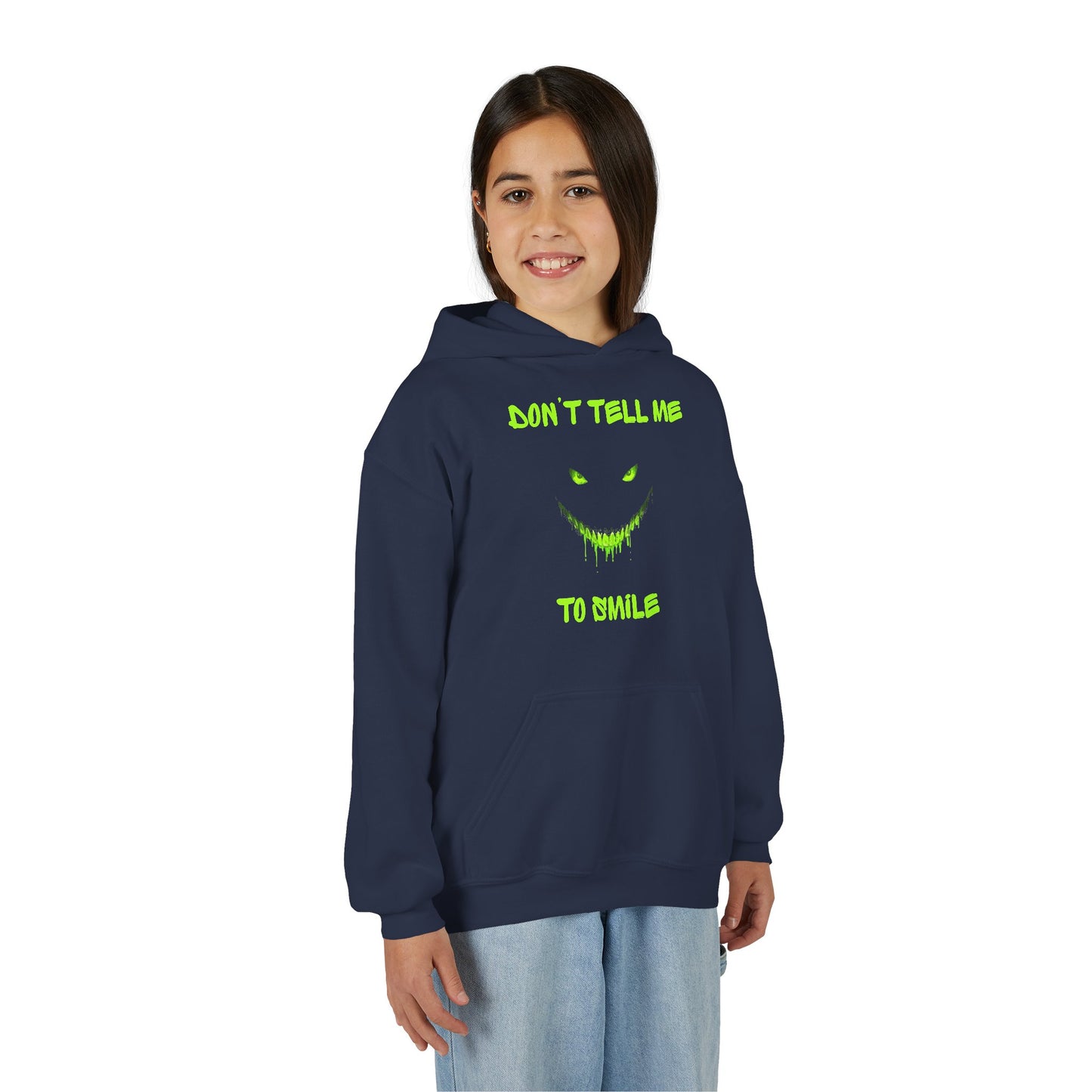 Don't Tell Me to Smile Youth Hoodie