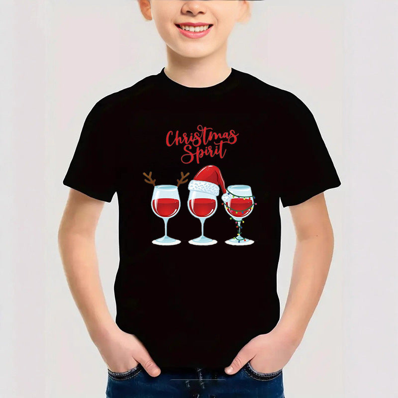 Cotton Christmas Children's Short Sleeve T-Shirt