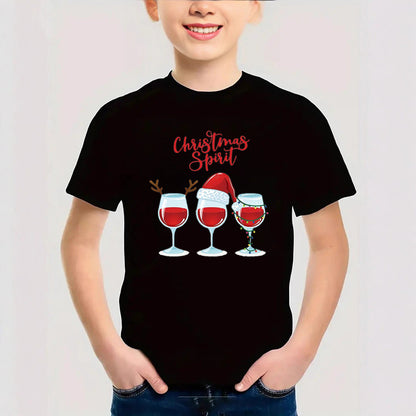 Cotton Christmas Children's Short Sleeve T-Shirt