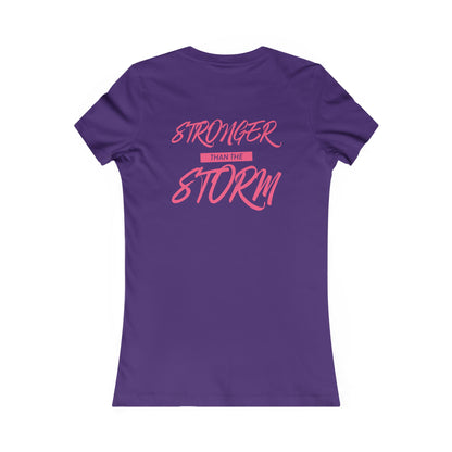 Empowering Women's Favorite Tee - 'Stronger Than The Storm'