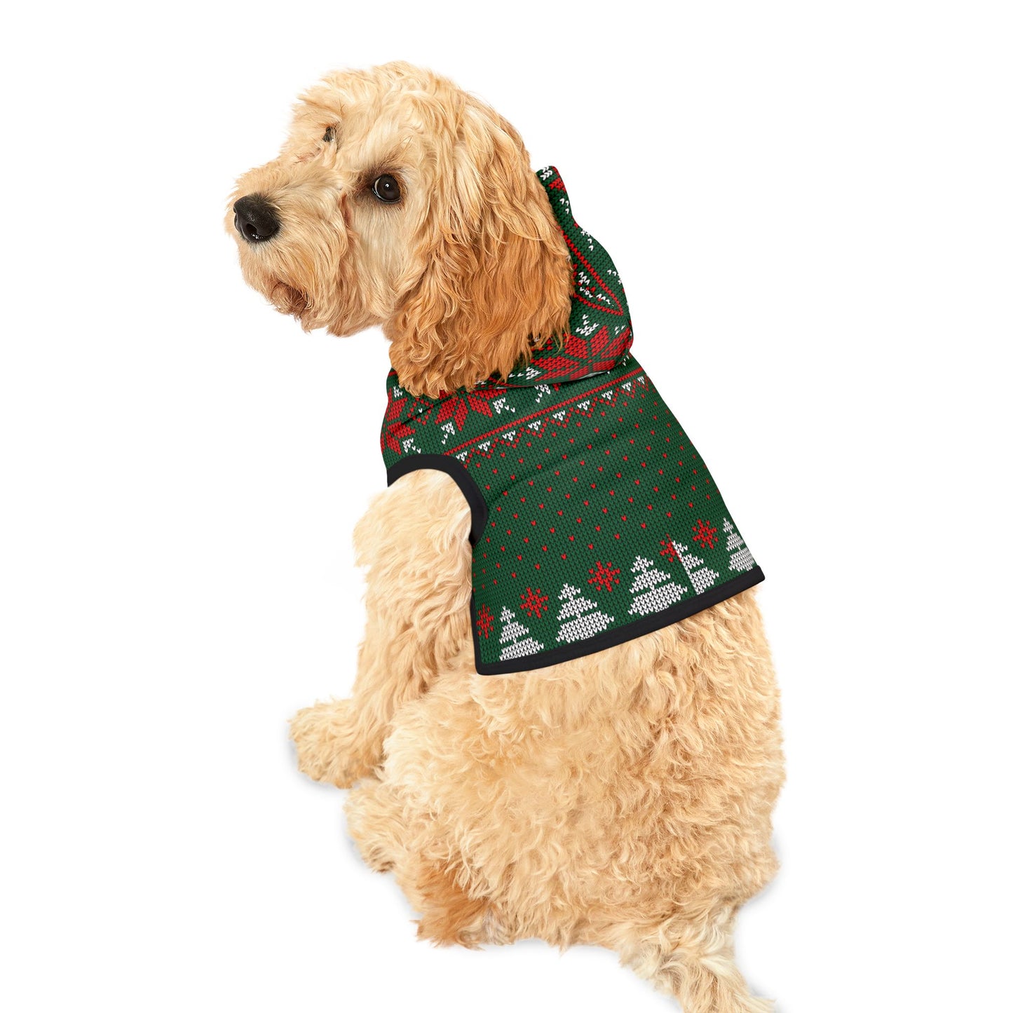Green Ugly Sweater Hoodie for Pets