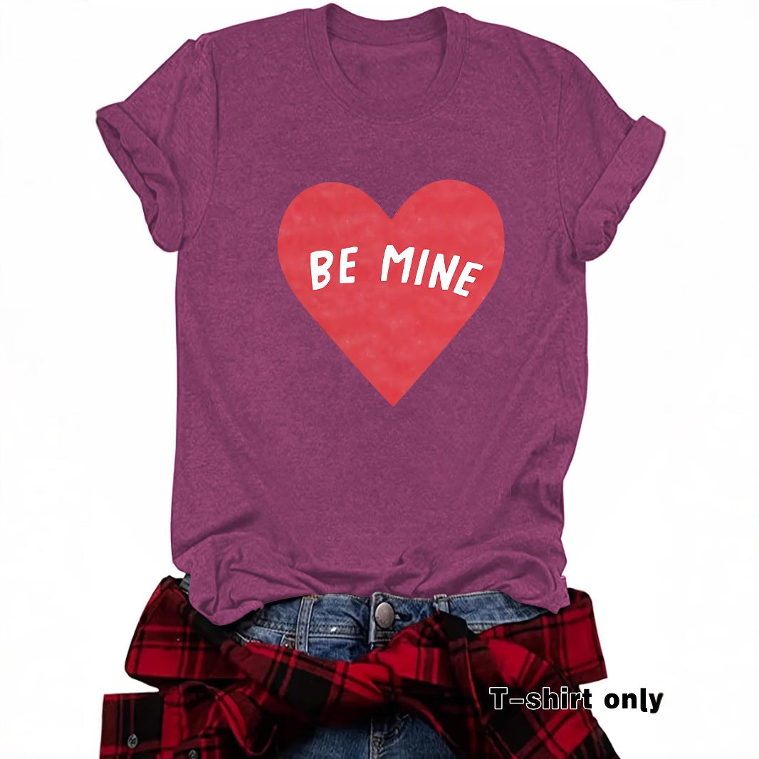 BE MINE Printed Short Sleeve