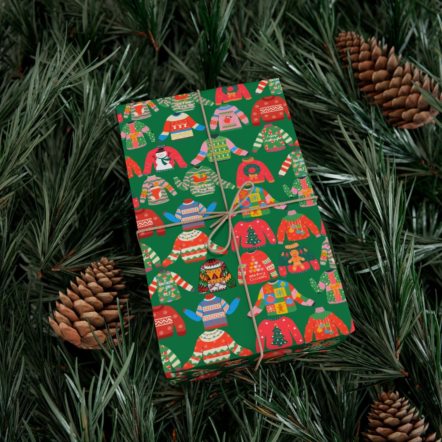 Ugly Sweater Holiday Gift Wrap