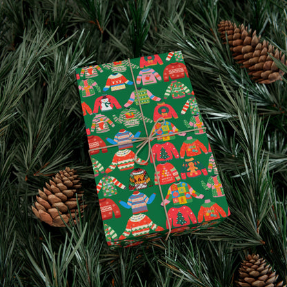 Ugly Sweater Holiday Gift Wrap