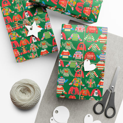 Ugly Sweater Holiday Gift Wrap