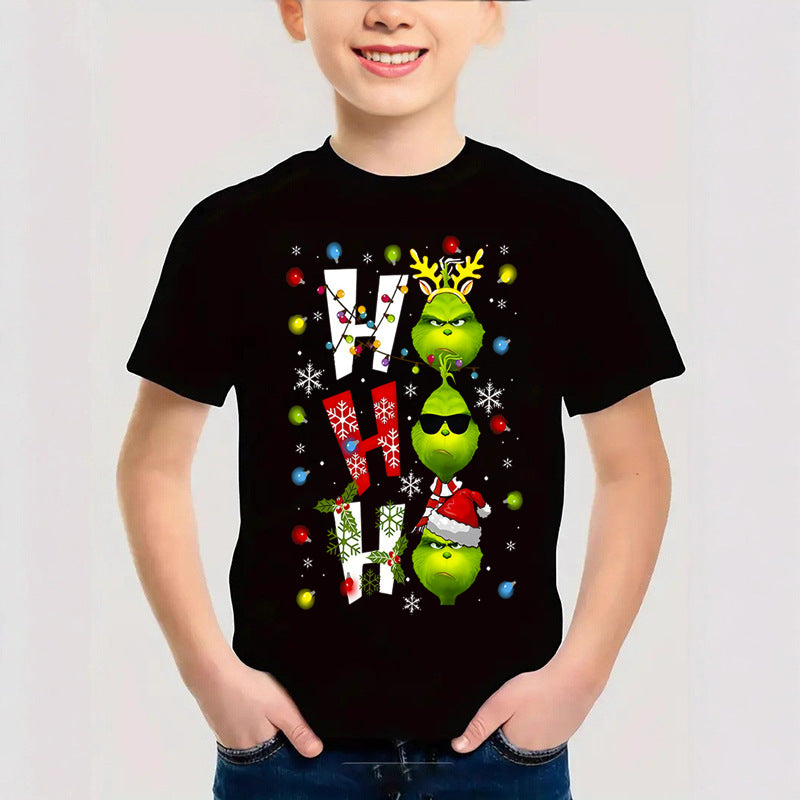 Cotton Christmas Children's Short Sleeve T-Shirt