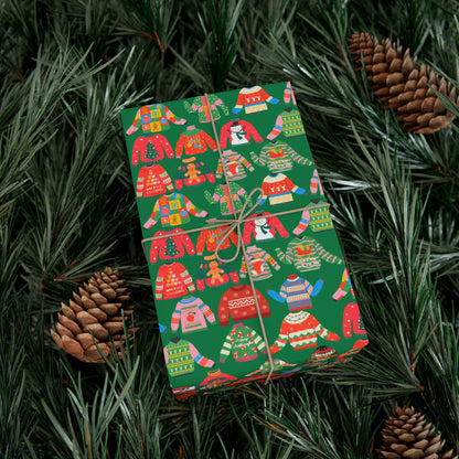Ugly Sweater Holiday Gift Wrap