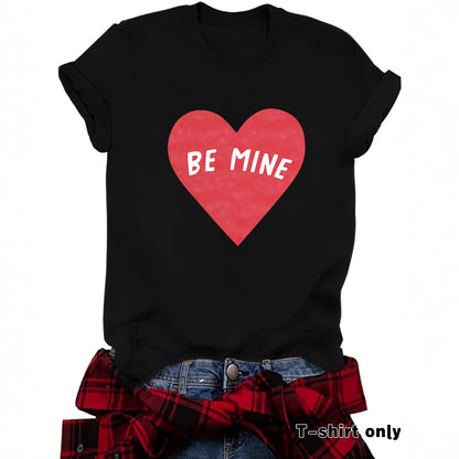 BE MINE Printed Short Sleeve