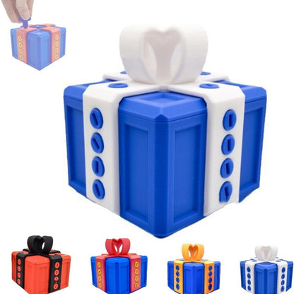 Annoying gift box: a prank middle finger that pops out. A novel and interesting prank toy for adults.