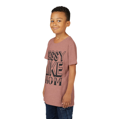Sassy Like Mom Youth Tee - Trendy Short Sleeve Shirt for Kids