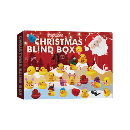 Christmas Advent Calendar, Blind Box, 24 Grid Cartoon Gift Ducklings Blind Box