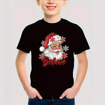 Cotton Christmas Children's Short Sleeve T-Shirt