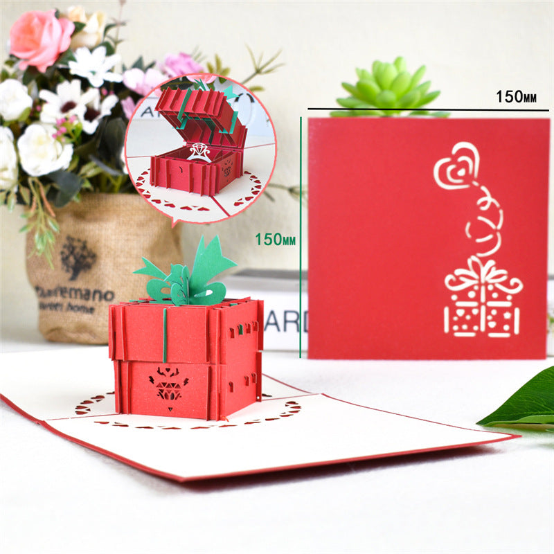 3D Love Greeting Card Love Letter Valentine's Day