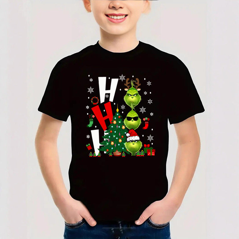 Cotton Christmas Children's Short Sleeve T-Shirt