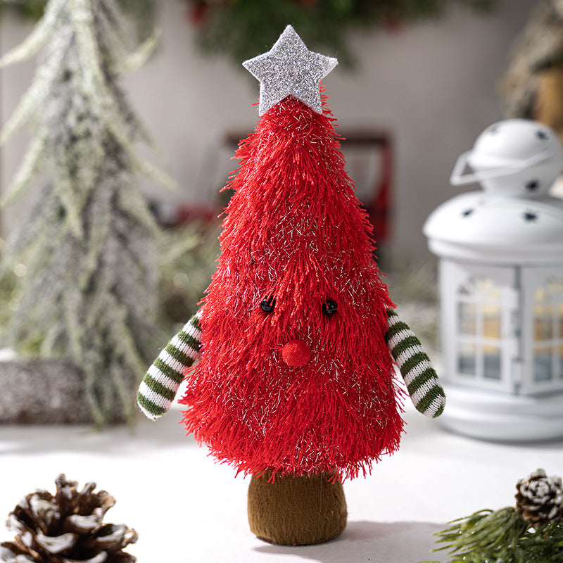 Creative Christmas tree shaped figurine decorations for Christmas