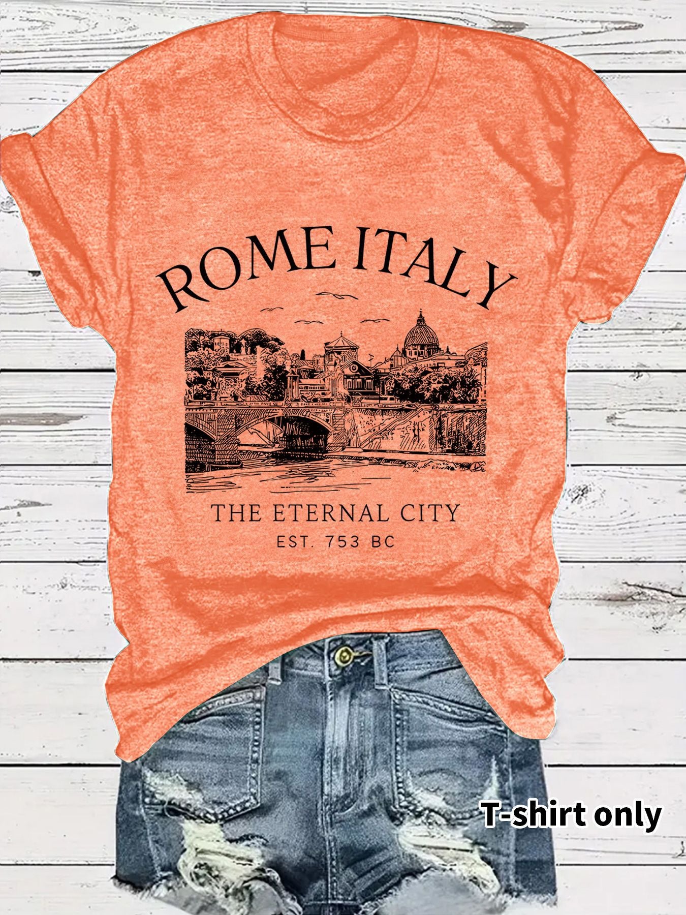 Rome, Italy Short-Sleeved T-Shirt