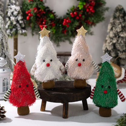 Creative Christmas tree shaped figurine decorations for Christmas