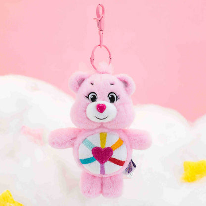Love Bear Pendant Rainbow Bear Squeezing Keychain