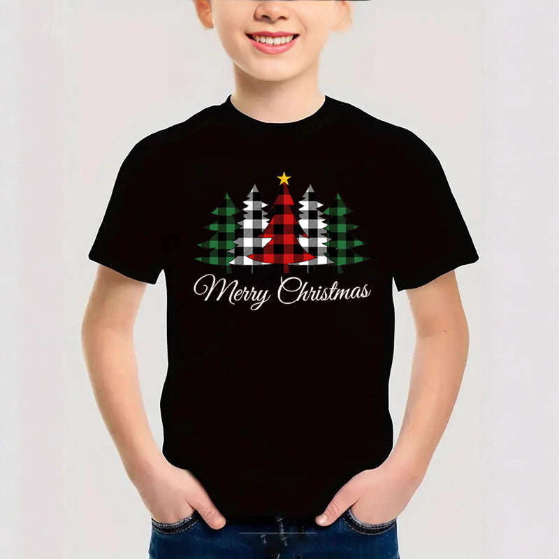 Cotton Christmas Children's Short Sleeve T-Shirt