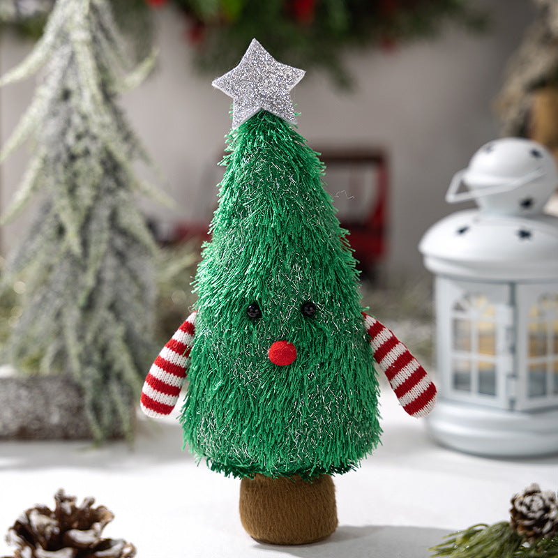 Creative Christmas tree shaped figurine decorations for Christmas