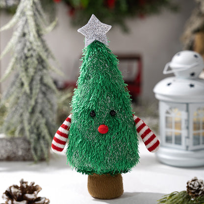 Creative Christmas tree shaped figurine decorations for Christmas