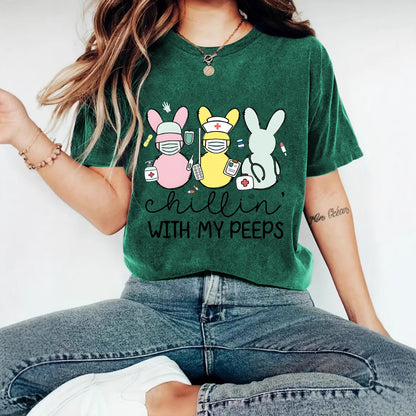 Easter "Chillin' With My Peeps" T-shirt