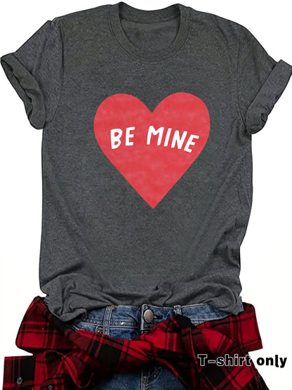 BE MINE Printed Short Sleeve