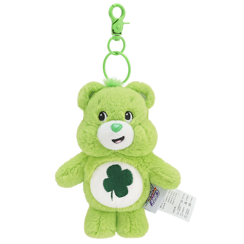 Love Bear Pendant Rainbow Bear Squeezing Keychain
