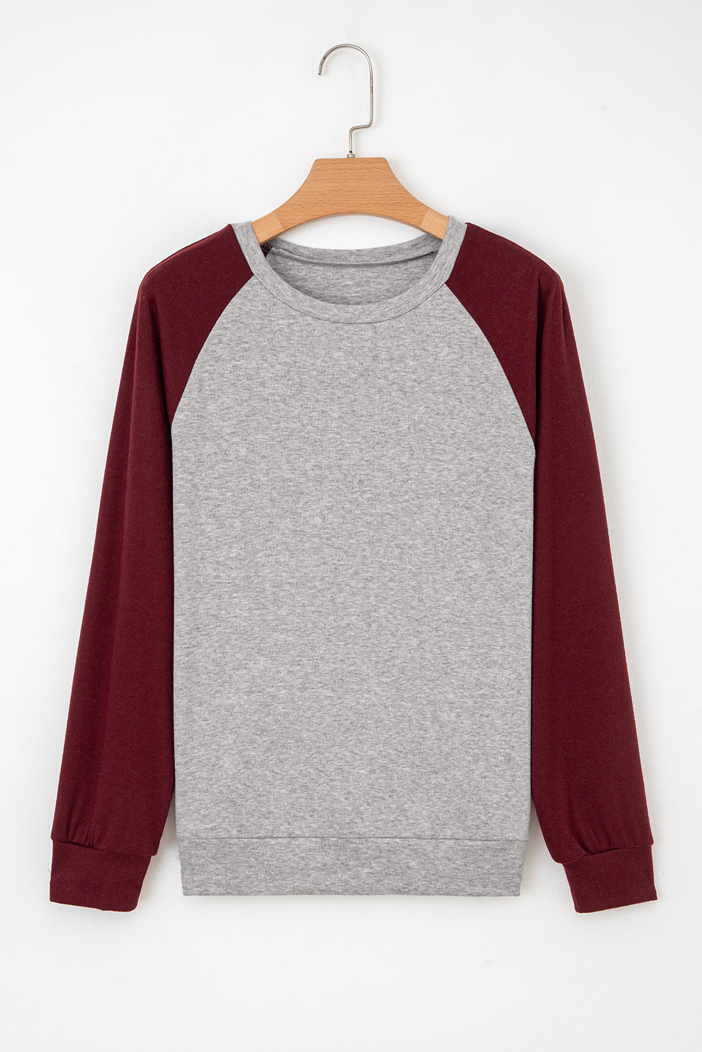 Evergreen Colorblock Raglan Long Sleeve T Shirt