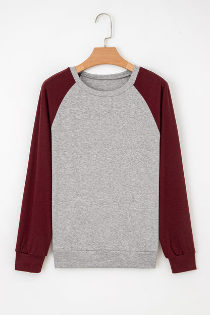 Evergreen Colorblock Raglan Long Sleeve T Shirt